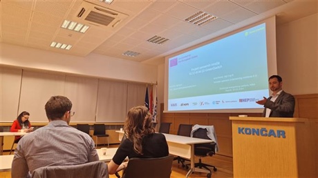 Presentation of the project to the postgraduate students in Croatia